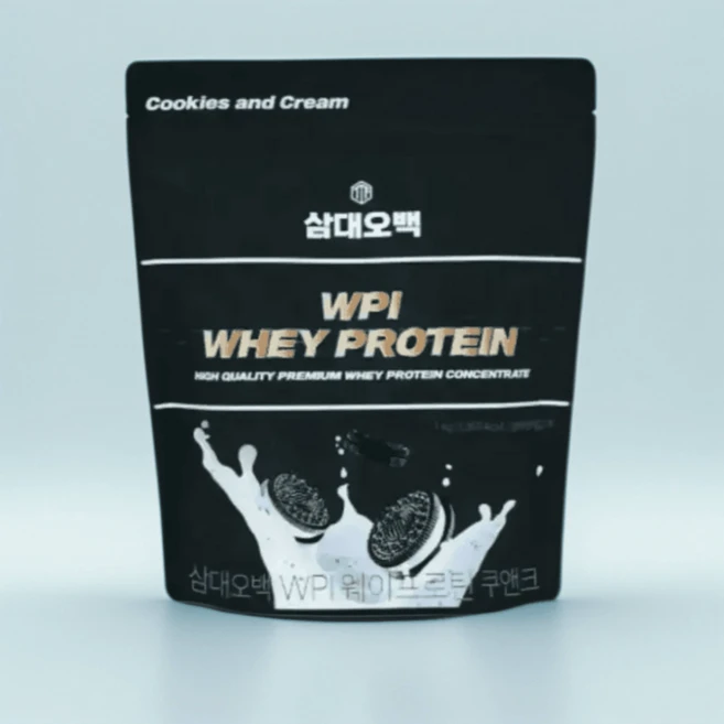 [Best] 삼대오백 WPI 분리유청단백질 보충제 웨이 프로틴 쿠앤크, 1kg, 1개 - 쿠팡