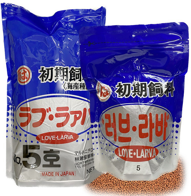 전문가 열대어사료 러브라바 5호 500g 가성비사료 대용량, 1개