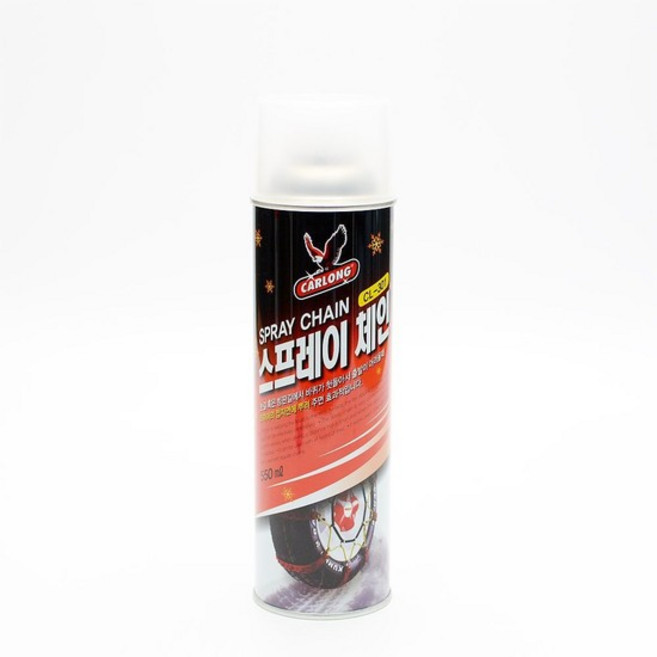 카롱 CL-301 스프레이체인 스노우체인 550ml 빙판길 블랙아이스 눈길 차량용 뿌리는체인