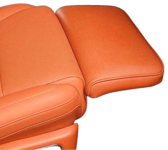 차량용 전동 레그레스트 조수석 시트 개조 튜닝 발판, L7 전기 다리 받침대  블랙 브라운