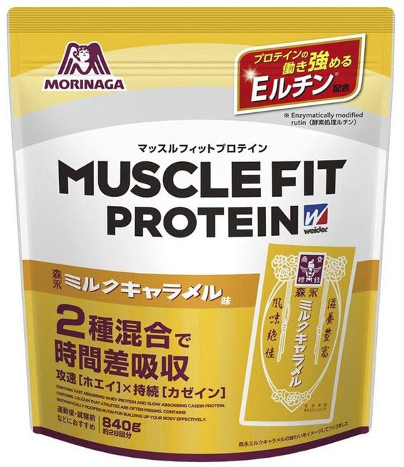 WEIDER 웨이더 머슬핏 프로틴 밀크카라멜맛 840g [헬스 트레이닝 단백질 보충제], 1개