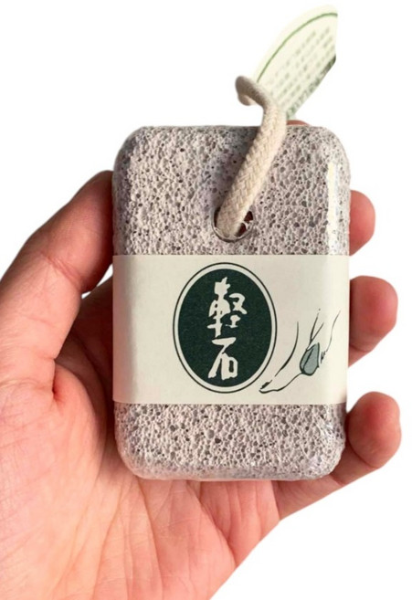 일본 세라믹 경석 발 뒷꿈치 각질 제거 돌, 1개, 1개입