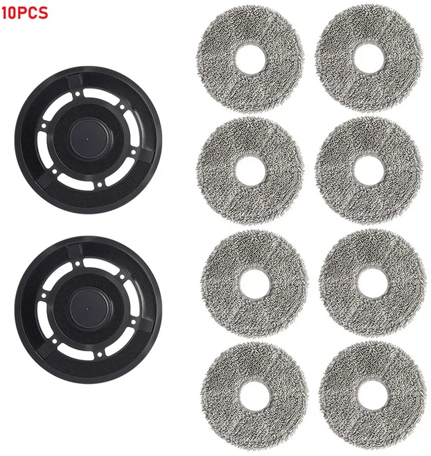 에코백스 DEEBOT T10 OMNI/ TURBO/X1 OMNI/ TURBO/X1S PRO 예비 부품 천 로봇 진공 청소기용 홀더 액세서, 06 10PCS set