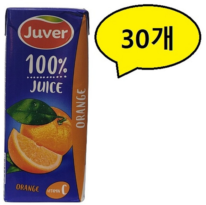 후버 오렌지 주스, 200ml, 30개