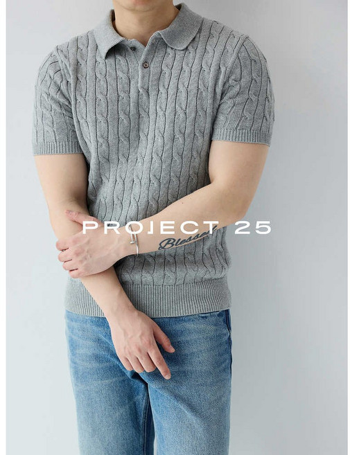 AD1557남자 봄 여름 가을 고퀄 코튼 면혼방 니트 린넨 카라넥 POLO 반팔 꽈배기 베이직 티셔츠 티 캐주얼 소프트 데일리룩