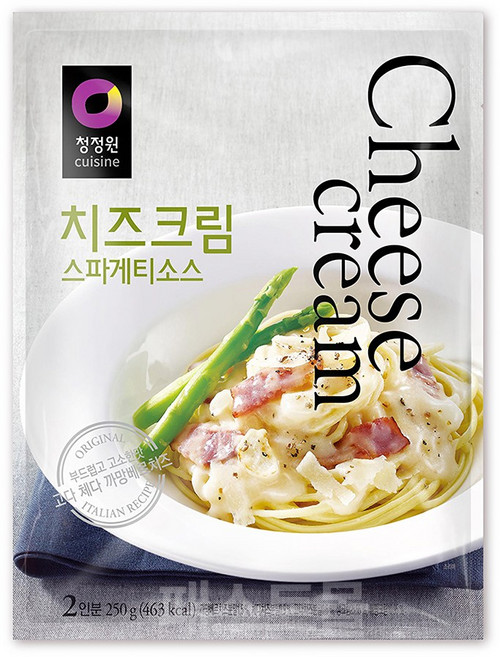 청정원 치즈크림 스파게티소스, 250g, 1개