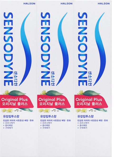 센소다인 오리지널 플러스 민감성 치약 100g x3, 1