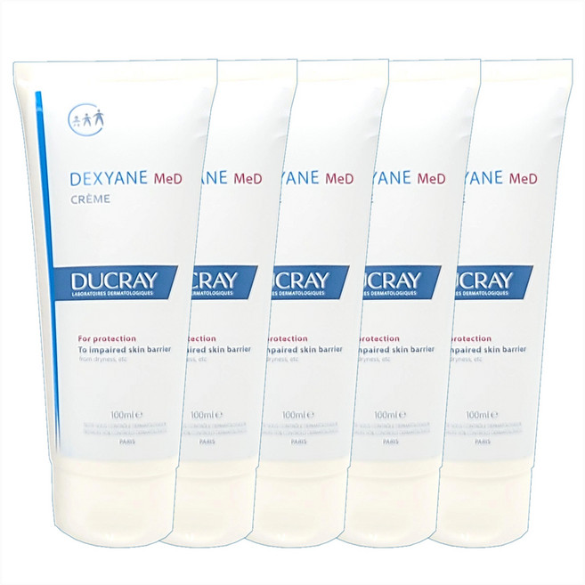 사용기한26년11월 듀크레이 덱시안 메드 MED 크림 MD DUCRAY DEXYANE 정식수입, 100ml, 5개