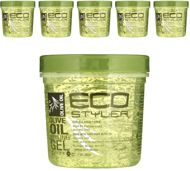 에코스타일러 프로페셔널 스타일링 젤 올리브 오일, 473ml, 6개 - 쿠팡