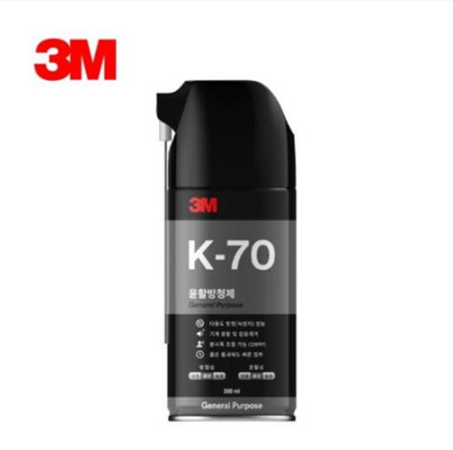 쓰리엠 3M 윤활방청제 프리미엄 K-70 360ml 24개 1박스 8250221 녹방지 습기제거 기계윤활 잡음제거