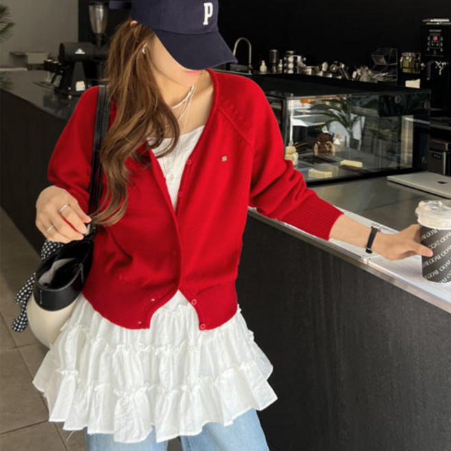 [난닝구]르아버 니트가디건