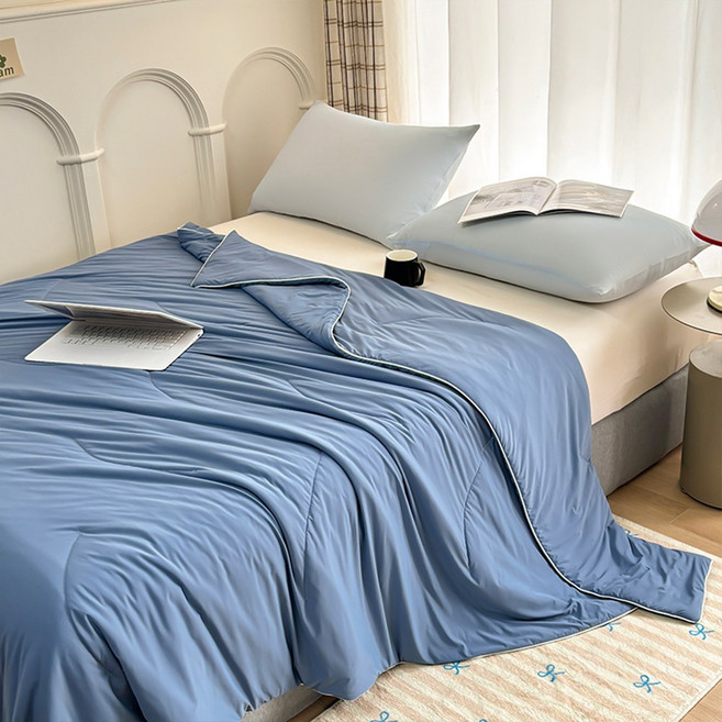 [안 시원하면 무료 환불]수스존 초냉감 아이스 쿨 차렵이불 먼지없는 사계절 냉감이불