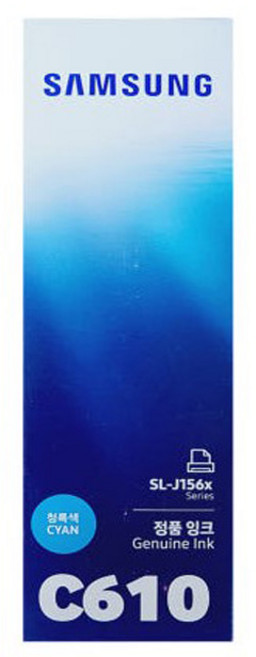 삼성 INK-K610 C610 M610 Y610 정품잉크 SL-T1670W J1560W T1672W T2270W 옵션선택, C610 (파랑/정품잉크), 1개