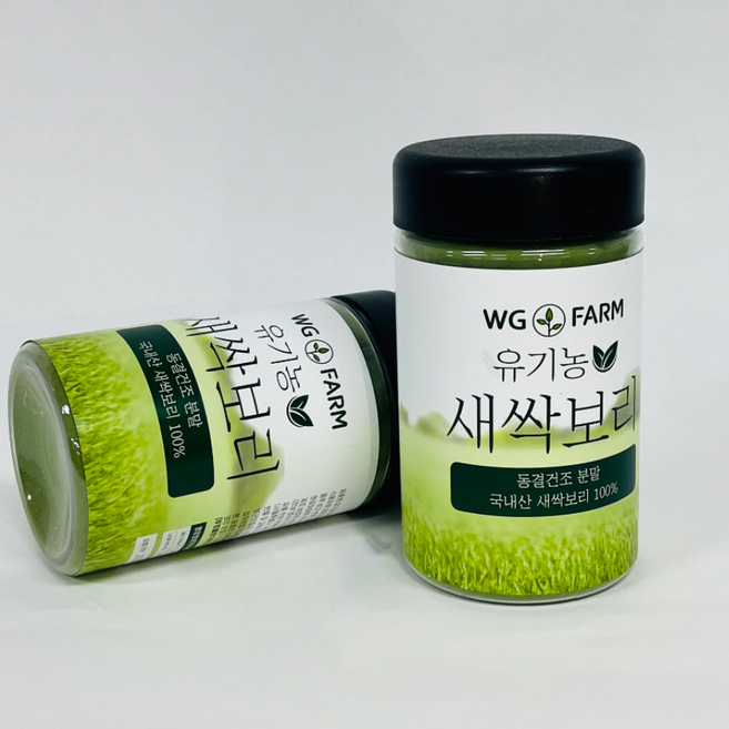 위드그린팜 동결건조! 순수영광 유기농 새싹보리 분말 2개, 1개, 60g