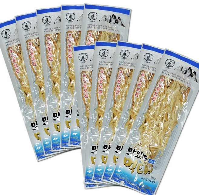 강원도 용대리 촉촉한 업소용 매장용 손질 먹태 130g 10마리 개별 진공포장, 5개