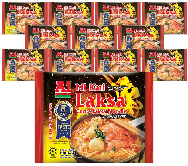 A1 커리 락사 누들 115g, 12개