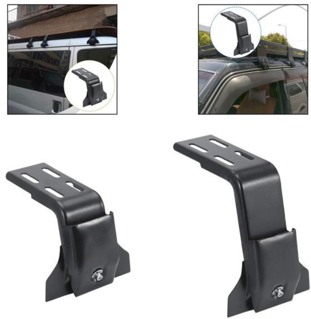 자동차 거터 마운트 루프 랙 브래킷 두꺼워진 설치 전문가용
