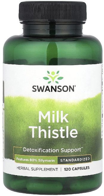 스완슨 밀크씨슬 500mg Milk Thistle 캡슐 120정