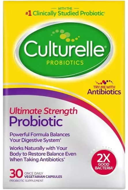 Culturelle Ultimate Strength Probiotic 프로바이오틱 30캡슐, 30정, 1개