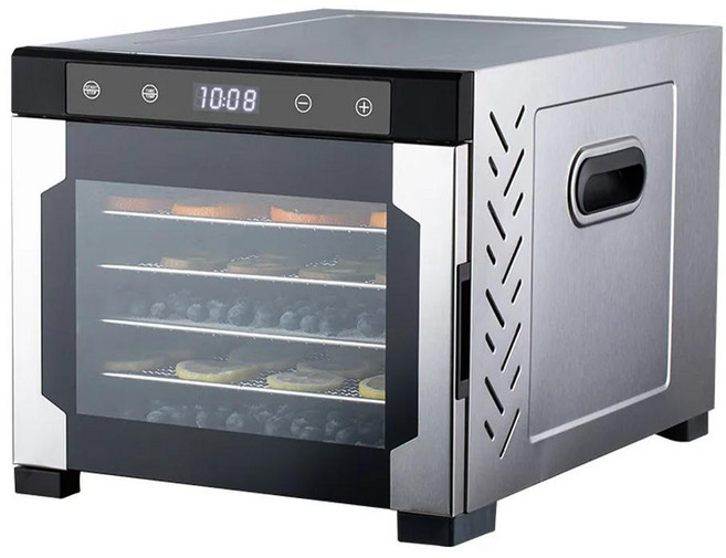 야채 건조기 과일 탈수기쉬운 작동 전기 6 트레이 쇠고기 고기 탈수 탈수기