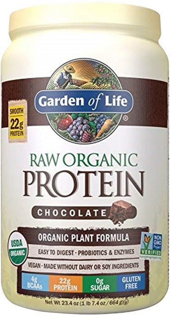 Garden of Life 蛋白粉 巧克力味, 664g, 1罐
