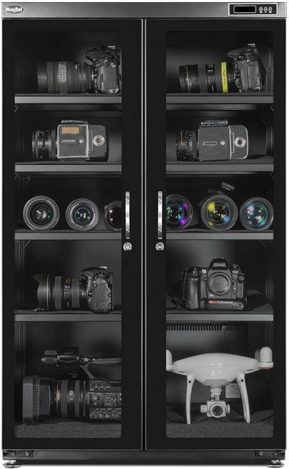 SLR 카메라 제습함 고화질 곰팡이 상자 보관함 보관 사진 캐비넷 대형, 0L, 1개, 블랙 캐비닛 도어 600L RH25