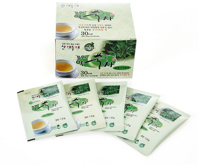 강화사자발쑥 강화쑥 쑥티백 쑥차 1박스(30개입) [원산지:국산], 30g, 30개입, 1세트