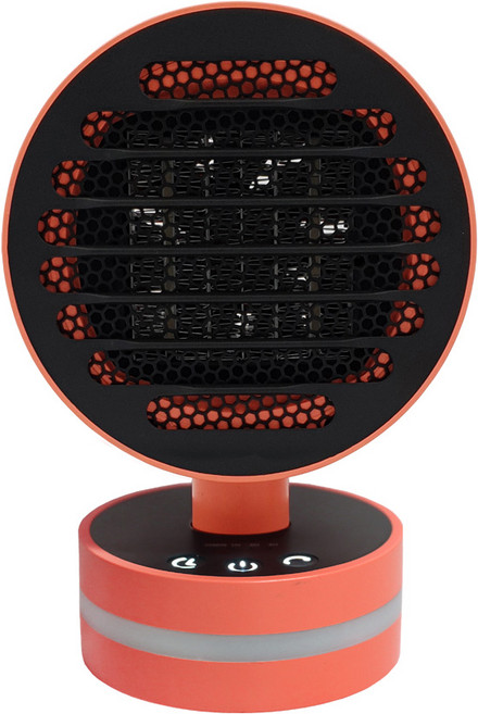 아이슈미드 마카롱 미니 온풍기 Ver.2 캠핑용 사무용 가정용, 레드