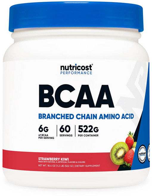 뉴트리코스트 BCAA 스트로베리 키위 맛, 522g, 1개