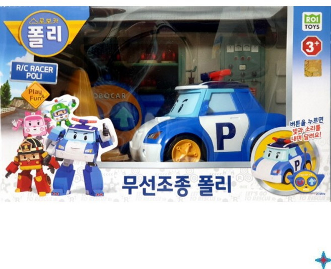 로보카폴리 로이토이즈 무선 조종 폴리 RC카, 혼합색상, 1개
