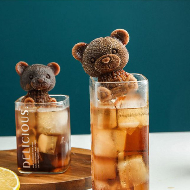 실리콘 큐티베어 곰돌이얼음틀 아이스몰드