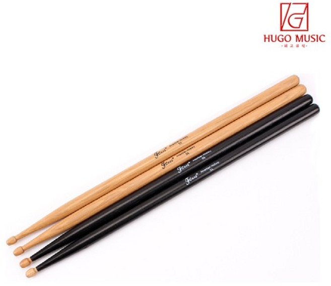 위고뮤직 FLEET 히코리 드럼 스틱 walnut 우드 5A 7A, 5A(우드), 1개