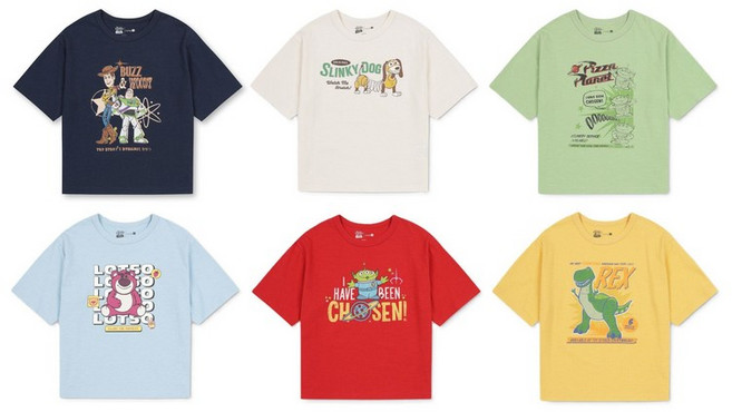 탑텐 키즈 공용 토이스토리 크루넥 T MKG2TS3805 TIV251 POX792