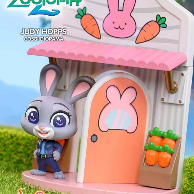6세트 핫토이 Hot Toys 주토피아2 미니 코스비 피규어, G. 주디 홉스 언박싱 확인, A. Zootopia 2 COSBI 장면 시리