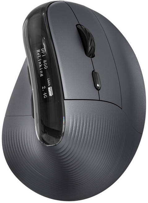 제닉스 STORMX VM4BT 무선 블루투스 버티컬 마우스, 그레이