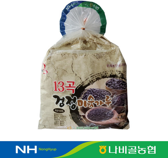 [나비골농협] 100% 13곡 검정미숫가루 1kg (8808140440005)