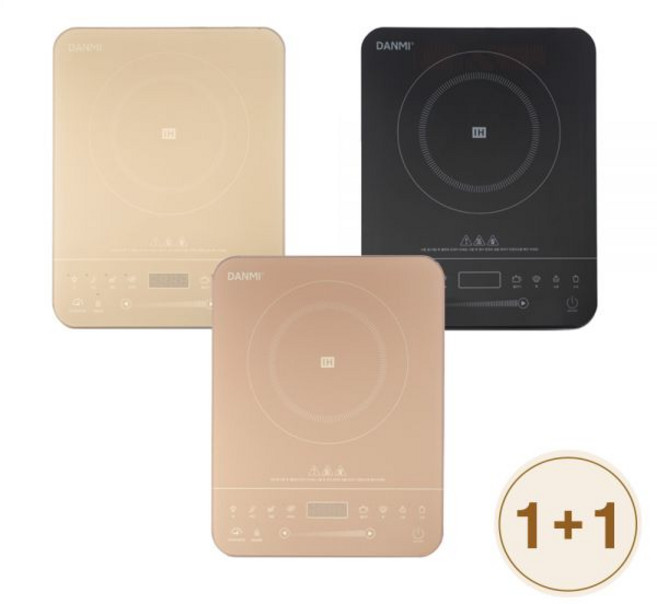 [1+1] 단미 1구 인덕션 전기레인지, IN01 (로즈골드), IN01 (로즈골드)