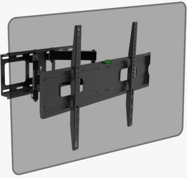 엘마운트 듀얼 관절암 벽걸이 브라켓 TV모니터 거치대 APL-64PTV, 1개
