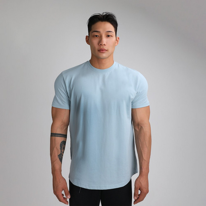 알브이디 무지 모달머슬핏 반팔티(9color)