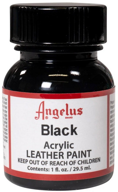 엔젤러스 아크릴 레더 페인트 001 black