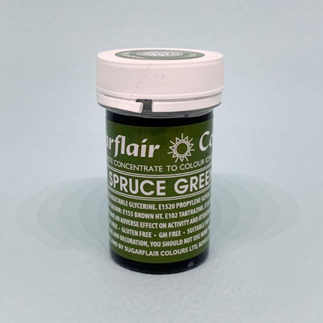 공예몰 Sugarflair 슈가플레어 18. Spruce Green 슈가크래프트 설탕공예 색소, 1개