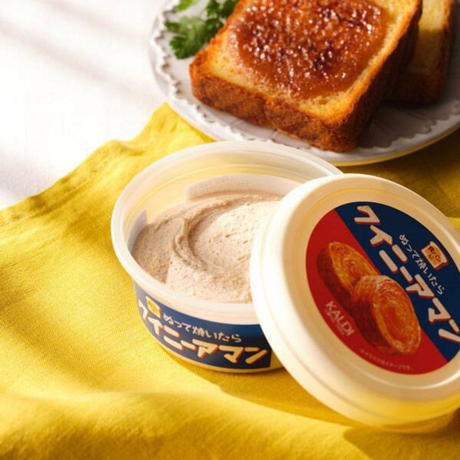 [일본정품]칼디 바르고 굽는 일본 퀸아망 잼 스프레드 110g 4515996994630, 3개