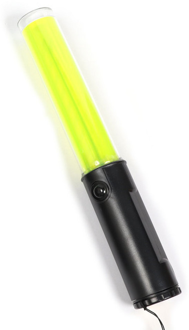 LED 미니 일반형 26cm 전자 경광봉 신호봉 주차봉, LED미니일반형(노랑), 삼각거치대+AA형건전지(2개1조), 1개