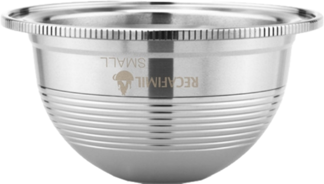 반영구 버츄오 리필캡슐 호환 스텐 재사용 재활용 커피 캡슐 뎀퍼, 실버