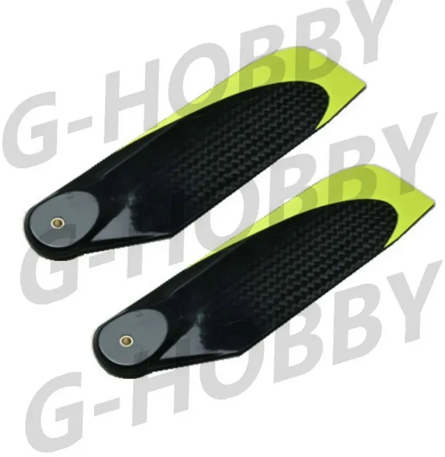 G-HOBBY FUN-KEY 로터 테크 탄소 섬유 블레이드 Align T-rex Gaui SAB RC 헬리콥터용 86mm 1 쌍, 03 92mm