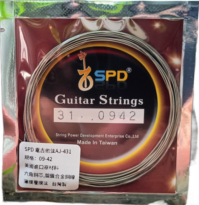 SPD原聲吉他弦 10-50 80/20黃銅覆膜 滑順柔軟 音程穩定 6弦吉他適用, 1套