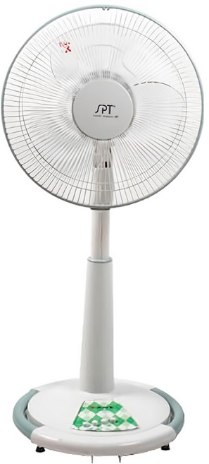 尚朋堂 3片葉片 桌立扇 電風扇 白色 3速 高度可調 12吋 SF-1912P