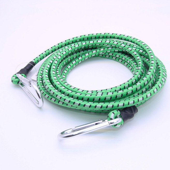 에이프릴 카트 자전거 고리 고정끈 4m, 1개, 녹색