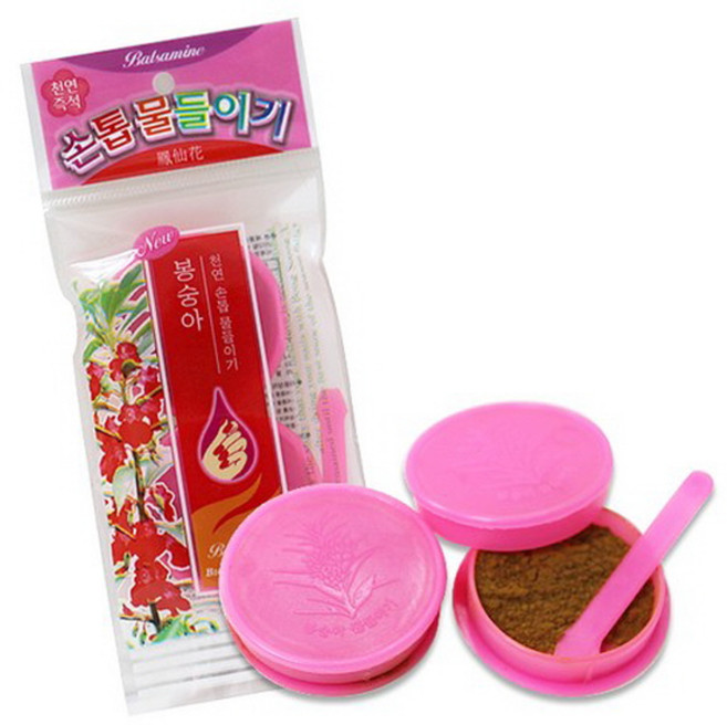 문구조아 봉숭아 손톱 물들이기 1세트, 1개