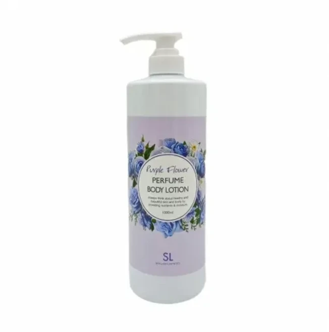 설려 퍼플 플라워 퍼퓸 바디로션, 설려 퍼플 플라워 퍼퓸 바디로션 1000ml 대용량 보, 1kg, 1개